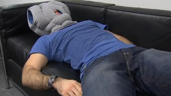 ostrich pillow video