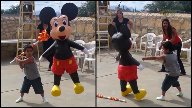 Little Kid Fights Pinata Little Kid Fights Pinata