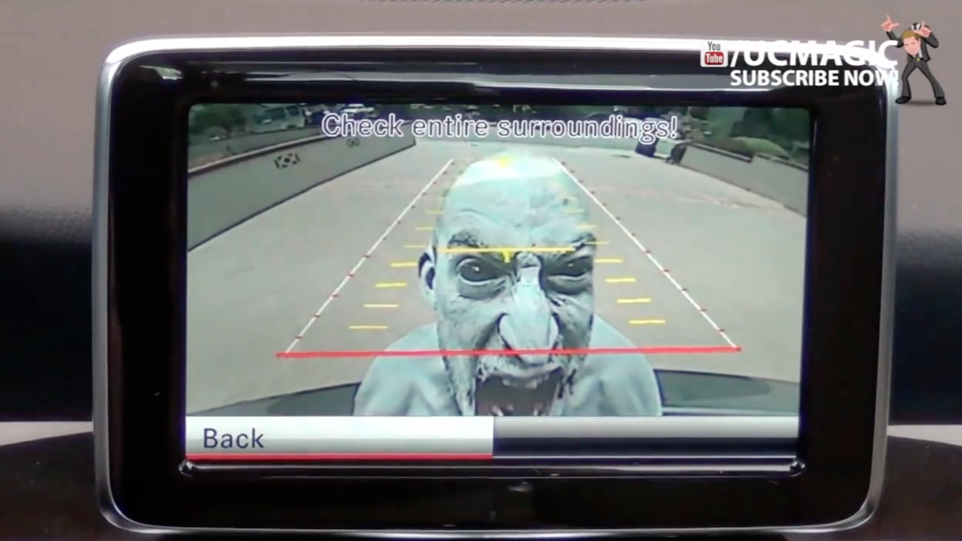 Prankster Makes Zombies 'Magically' Appear In Your Car's RearView