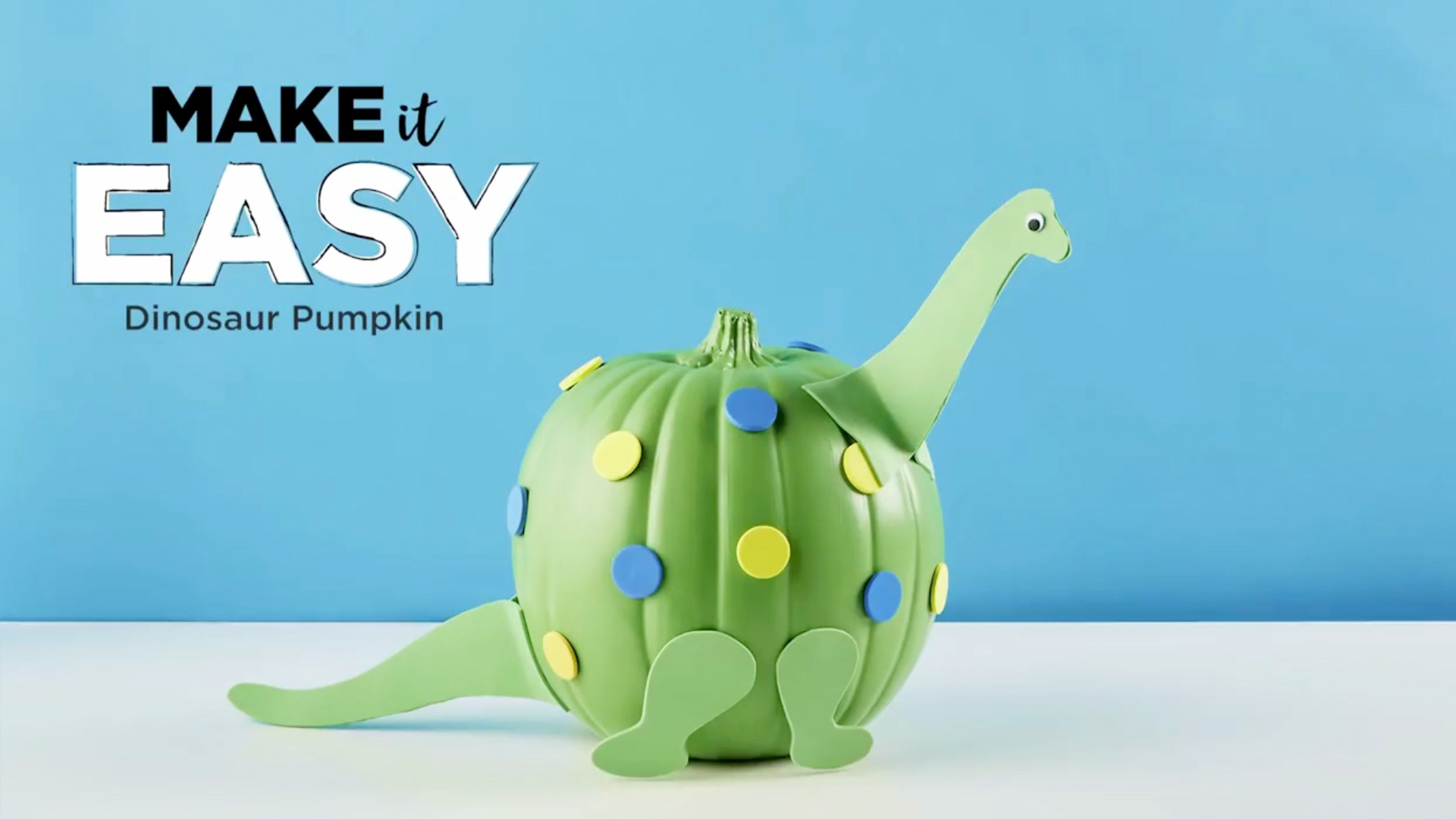 Make Your Own Dinosaur Pumpkin RTM RightThisMinute
