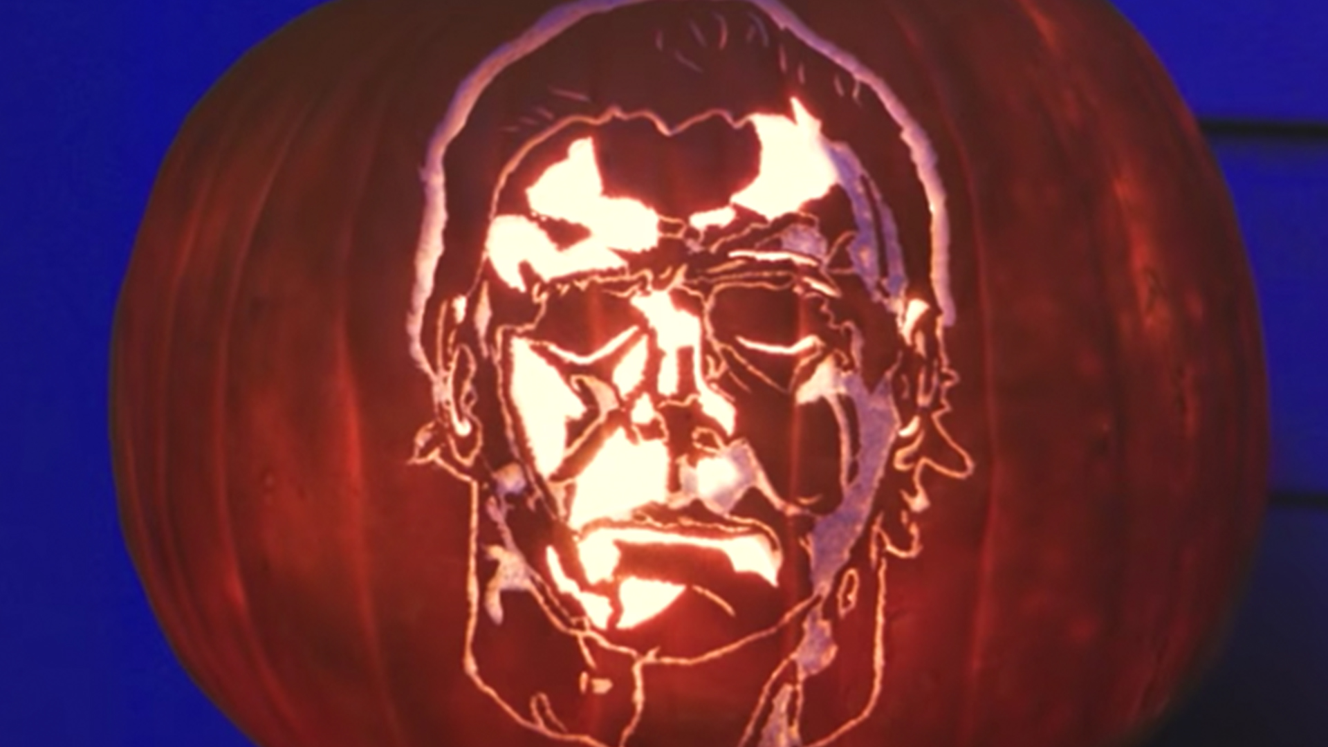 Spooky Michael Myers Halloween Pumpkin Carving RTM RightThisMinute spooky-michael-myers-halloween-pumpkin-carving-rtm-rightthisminute