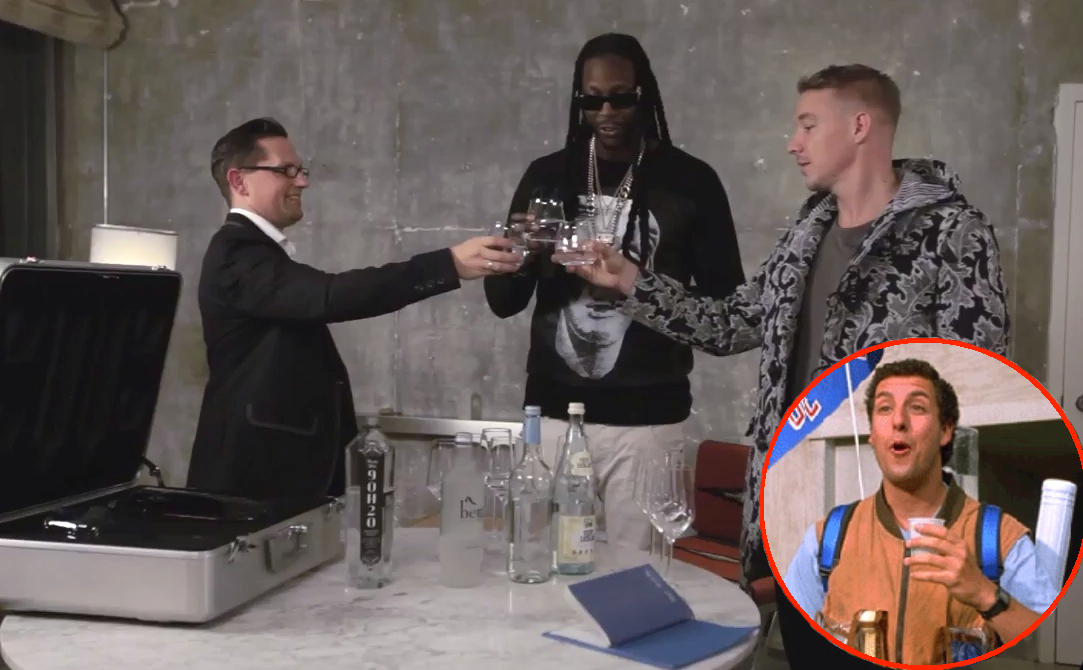 Diplo Drinking Expensive Water Diplo Drinking Expensive Water