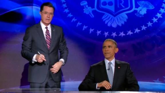 President Obama Crashes 'The Colbert Report' Series Finale