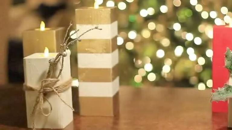 Make Your Own Candle Holder for Christmas