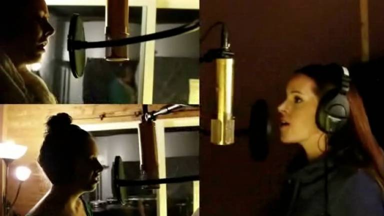 Making the Croft Family's Christmas Album, 'Sparrow in the Birch'