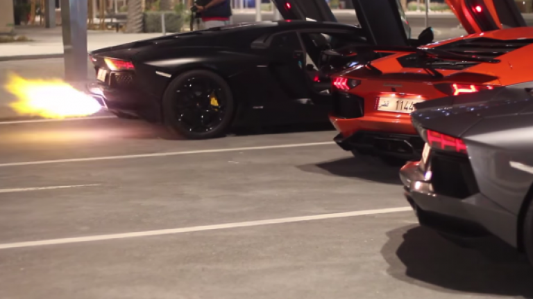 Apparently, Size DOES Matter When It Comes to Supercar Flames
