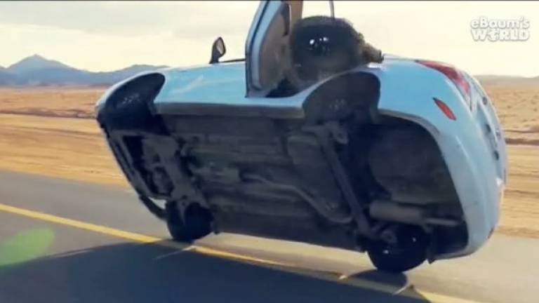 The Manly Way to Change a Tire