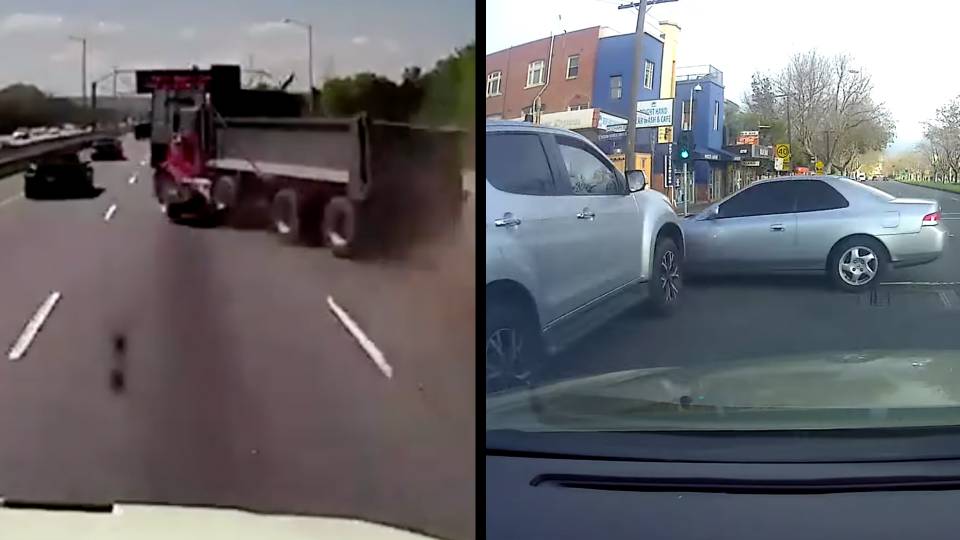 Truck Loses Tire on Highway RTM RightThisMinute