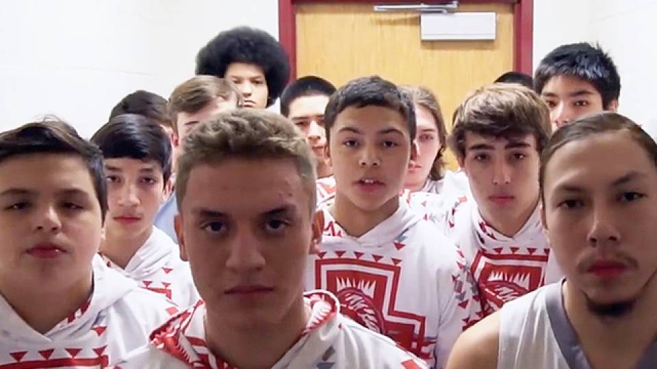 High School Basketball Team Raises Awareness About Teen Suicide