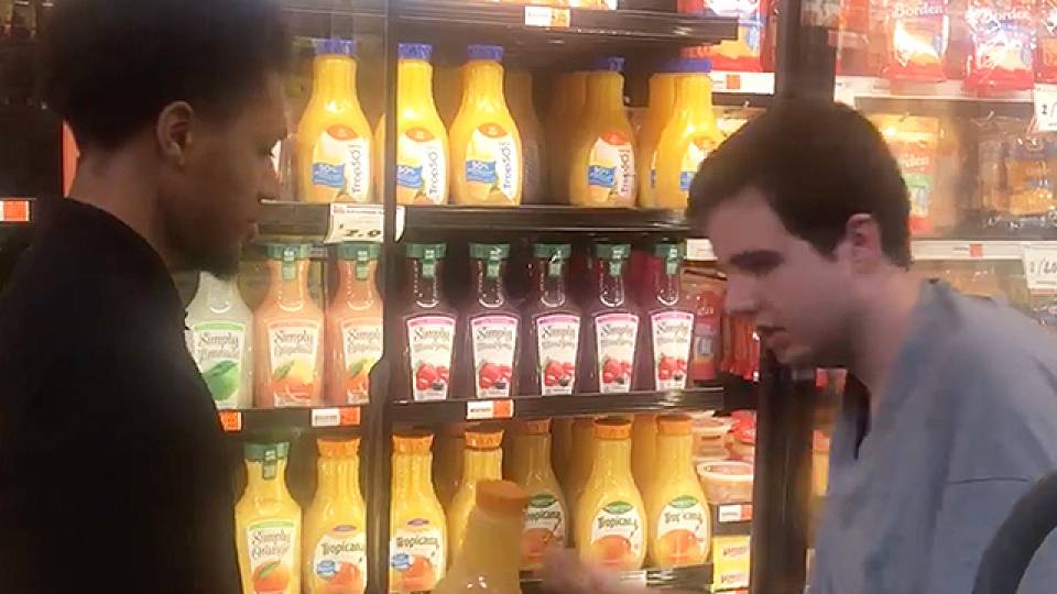 employee teaches curious autistic teen how to stock shelves rtm stockshelves