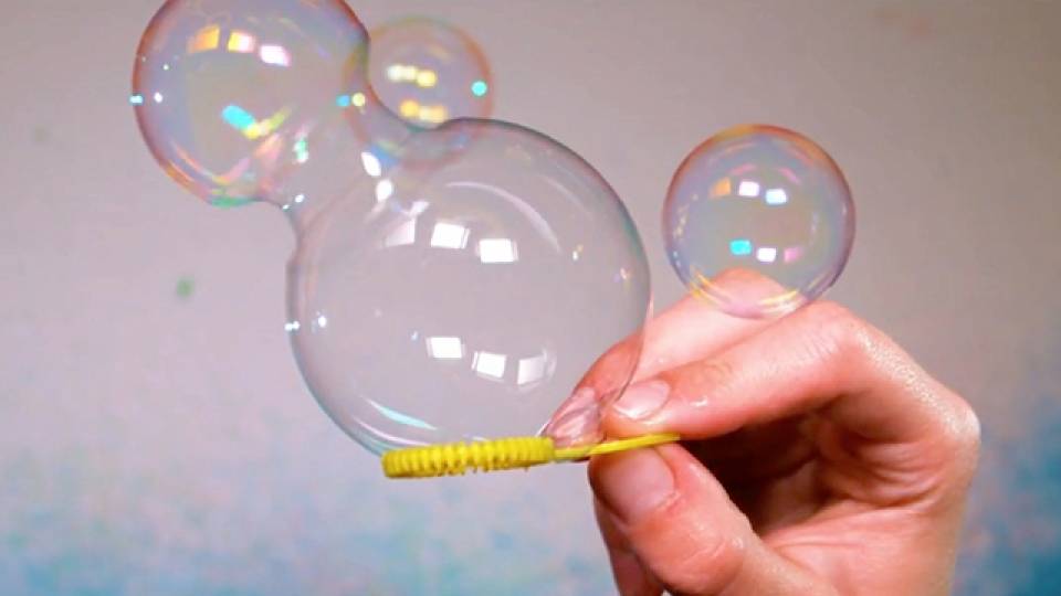 Slow Motion Shows Moment Bubbles Merge And Pop! RTM RightThisMinute