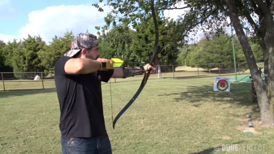 Dude! These Archery Trick Shots Are Perfect! RTM RightThisMinute