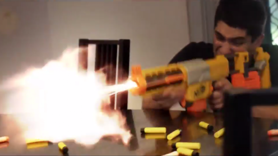 videos of nerf gun wars