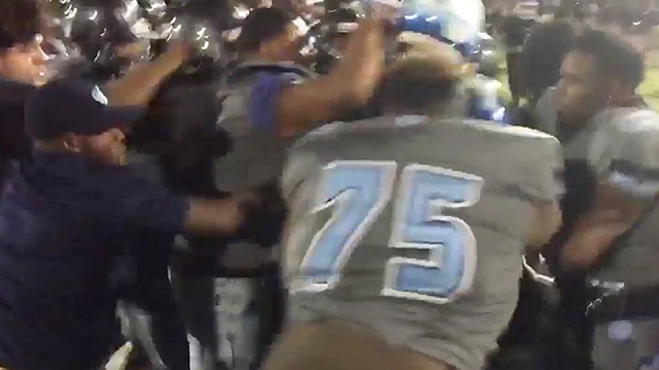 Violent Brawl Breaks Out At High School Football Game RTM