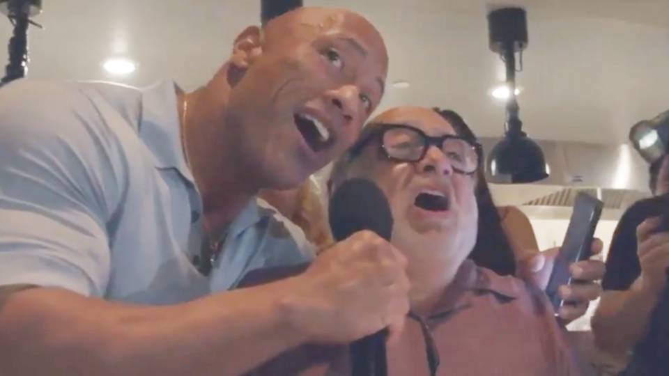 Dwayne 'The Rock' Johnson And Danny DeVito Crash A Wedding | RTM