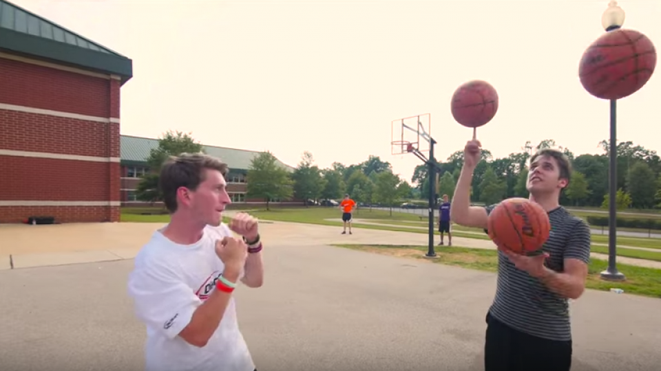 Legendary Shots & Josh Horton Perform 'Juggling Trick Shots' RTM