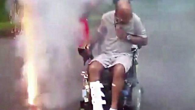 What You Doing, Terry&#39; Firework Mishap Goes Viral | RTM - RightThisMinute