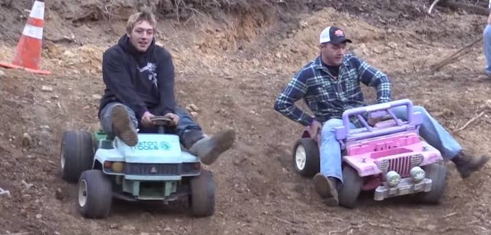 barbie jeep racing rules