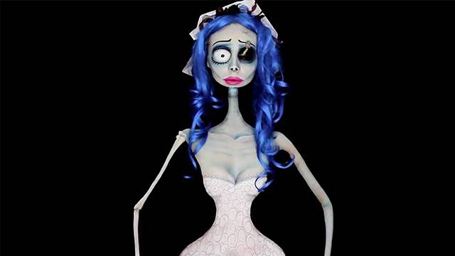 Recreating Tim Burton S Corpse Bride With Body Paint Rtm
