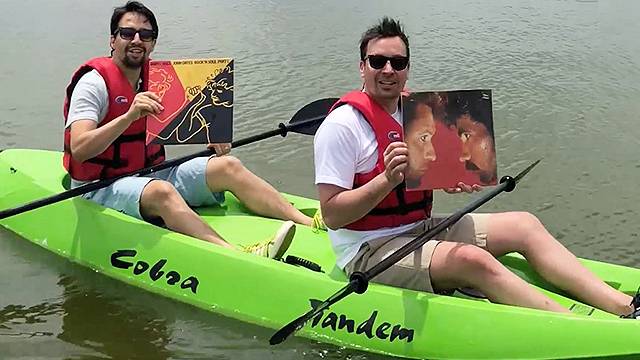 Jimmy Fallon Is A Goat In A Boat With A Special Friend Rtm Rightthisminute