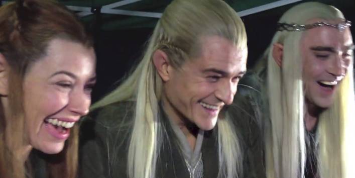 Orlando Bloom Peter Jackson Respond To Fans Crazed Reaction