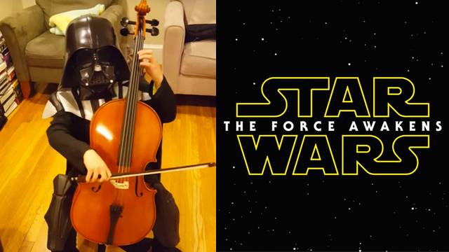 grade school darth vader nails star wars theme on cello rtm