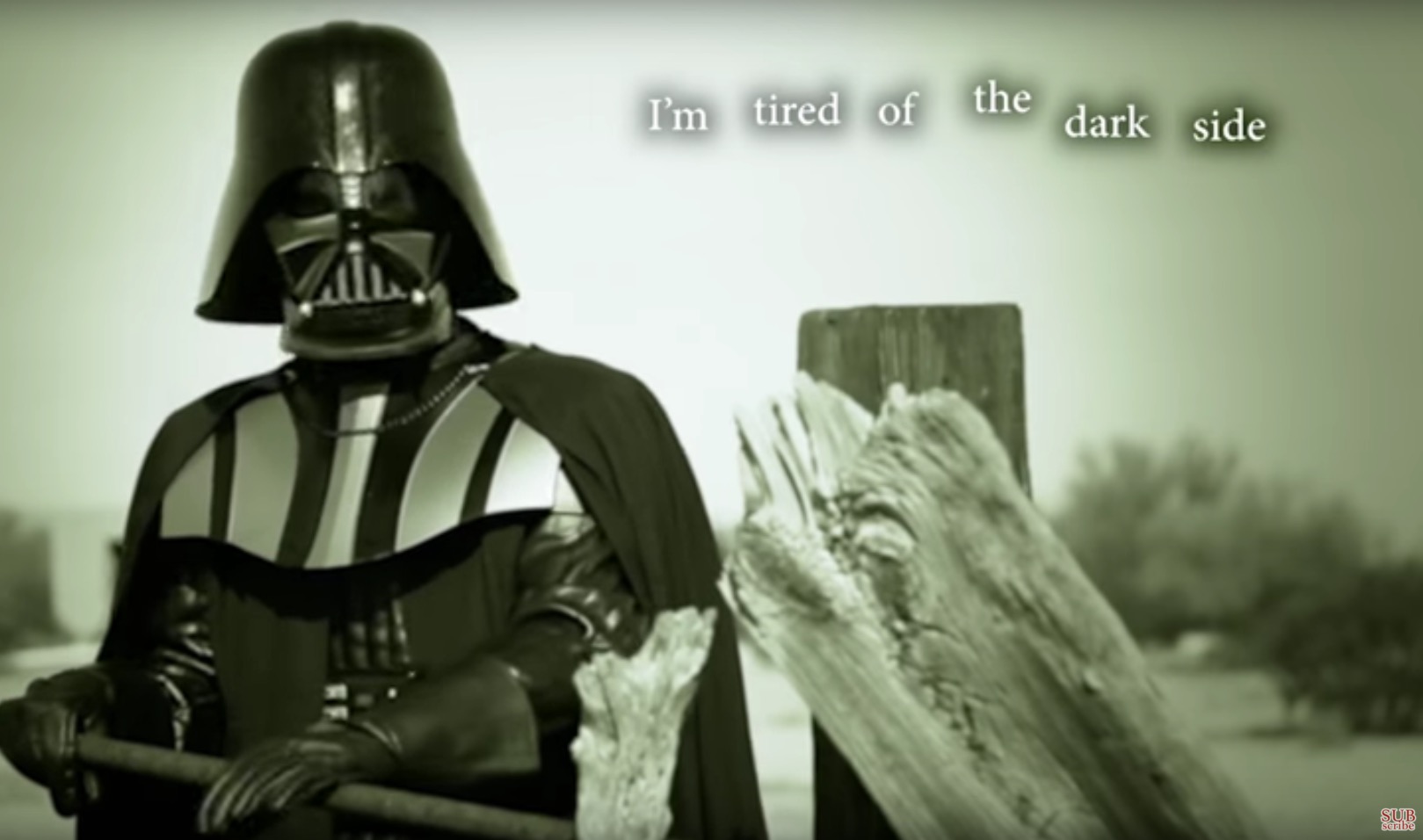 Darth Vader Is Tired Of The Dark Side An Adele Hello.