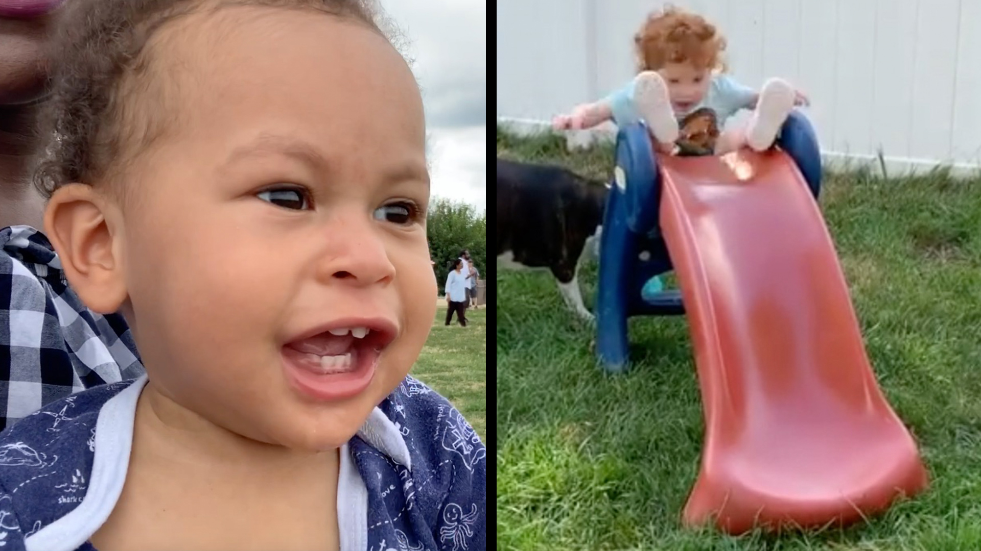 Toddler Couldn't Be More Excited About Airplanes & Oops! Little Girl