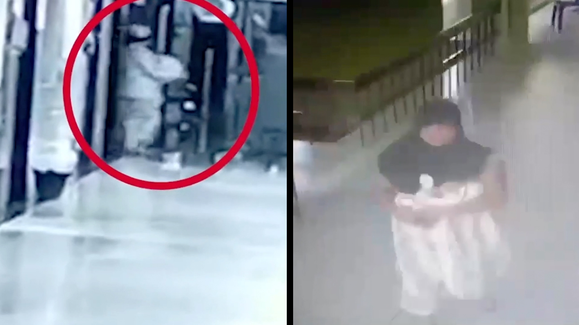 Shocking Footage Shows Babies Being Kidnapped From