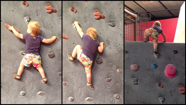 Adorable Baby is a Climbing Machine! | RTM - RightThisMinute