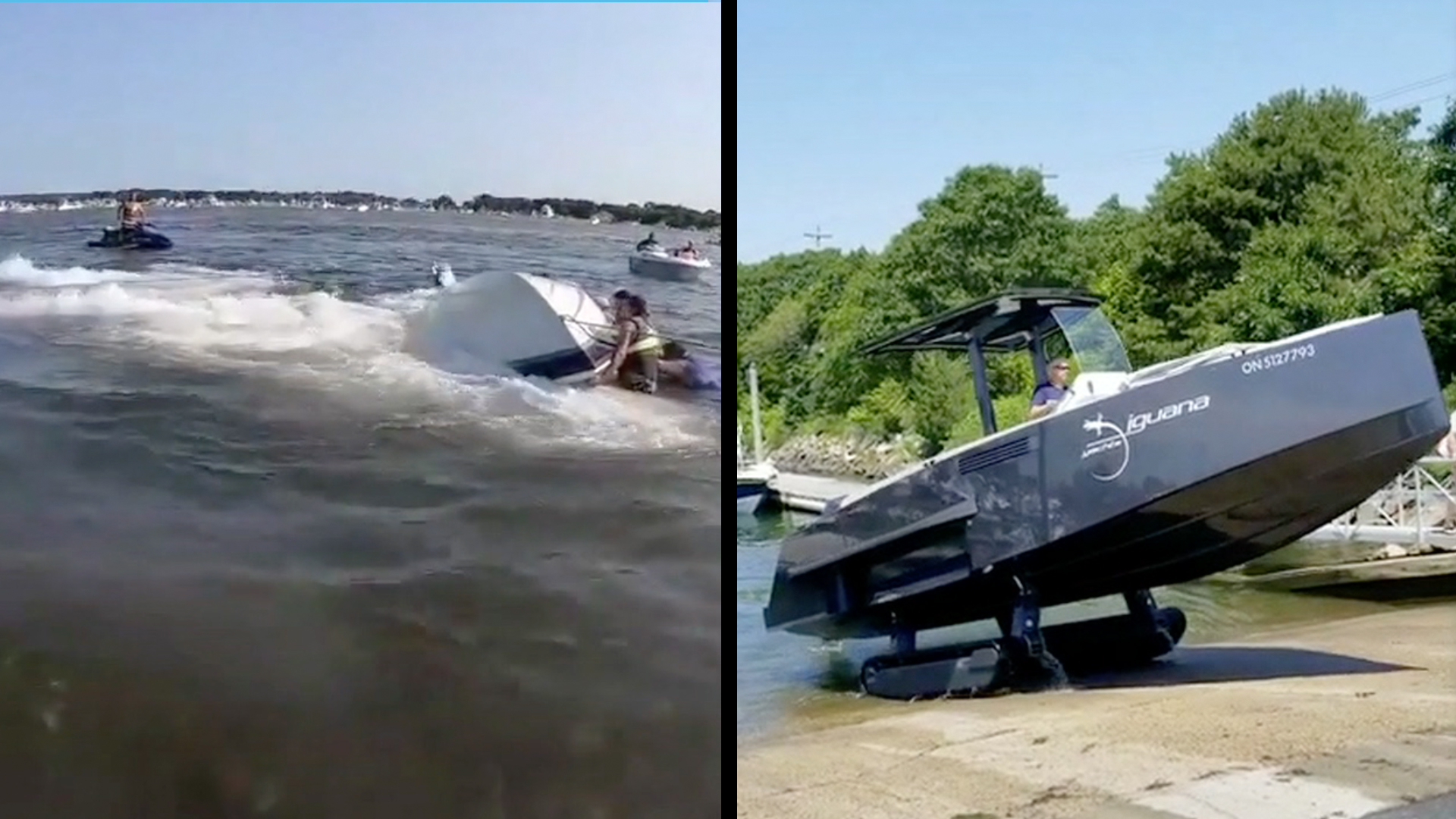 Saving A Capsized Boat & Yup, This Thing Drives On Land RTM