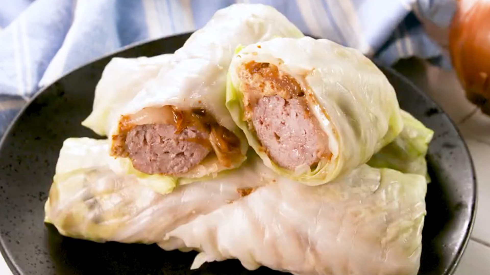 LowCarb Cabbage Wrap Brats Are Bursting With Flavor RTM