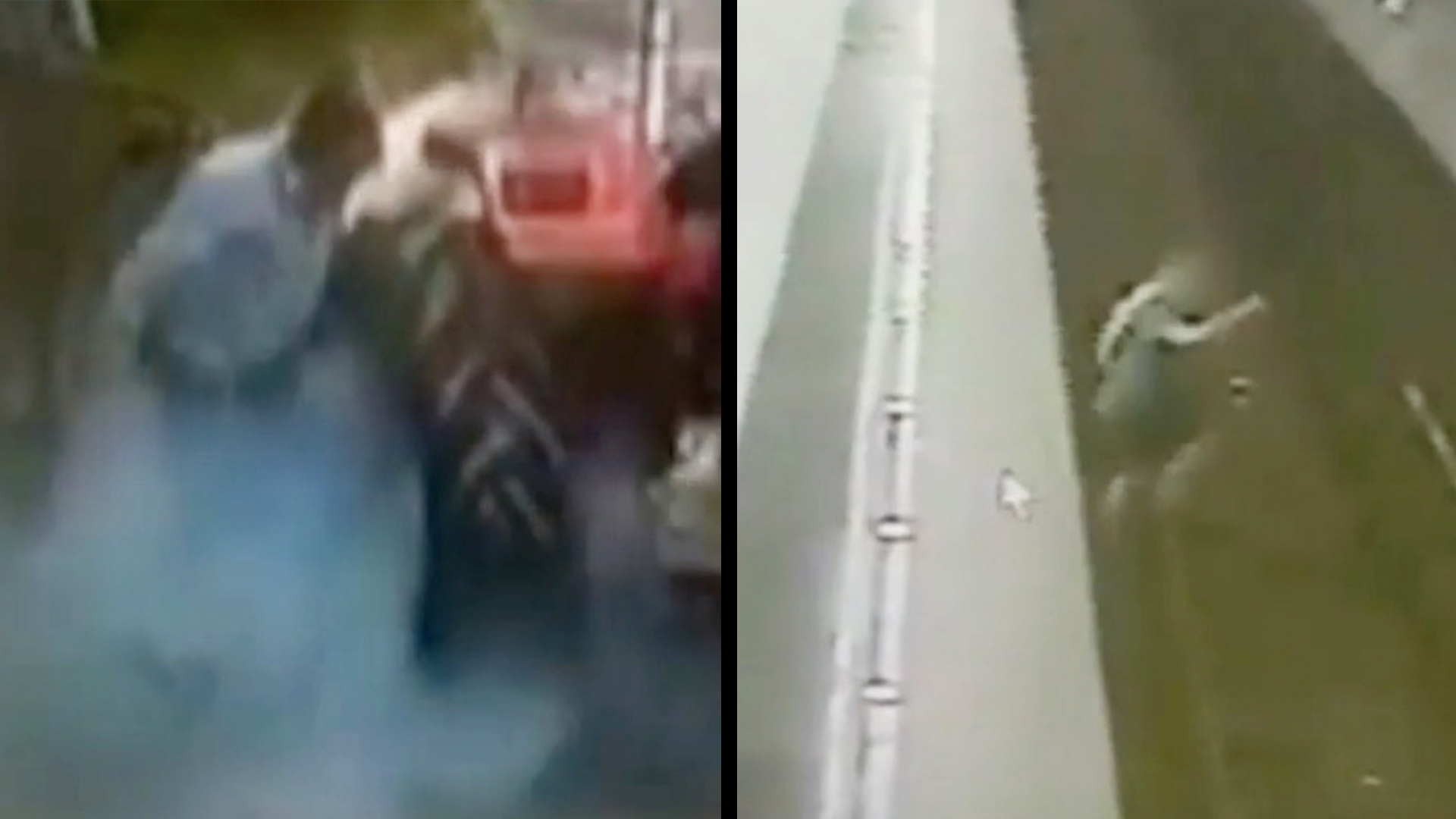 Man Injured When Tractor Tire Explodes & Boy Falls Onto Subway Tracks