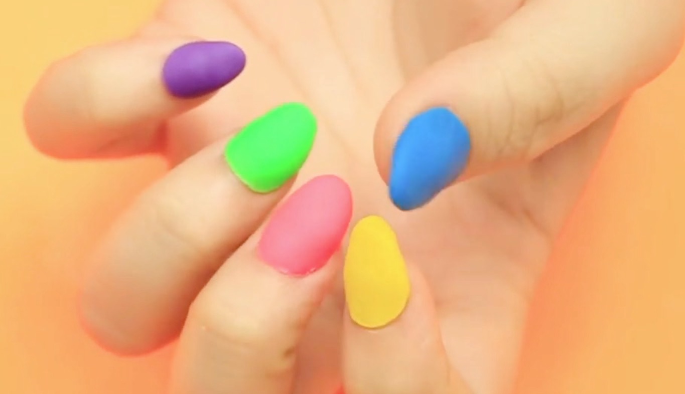 play nail solid color etude