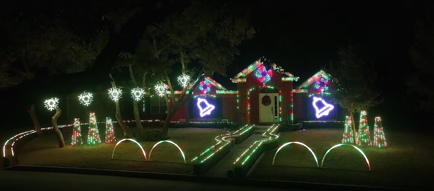 Crazy Christmas Light Display That'll Have Santa Fist Pumping | RTM - RightThisMinute How To Put Christmas Lights On A Mobile Home