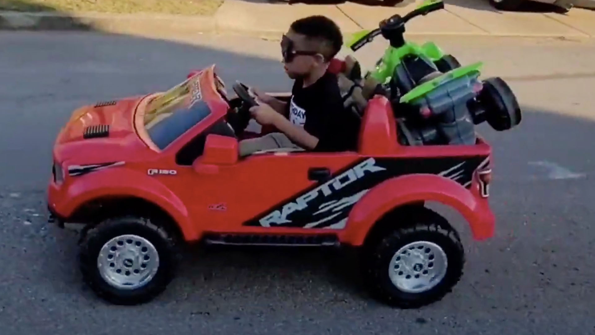 This 4 Year Old Is Learning To Drive Thanks To His Awesome Birthday 