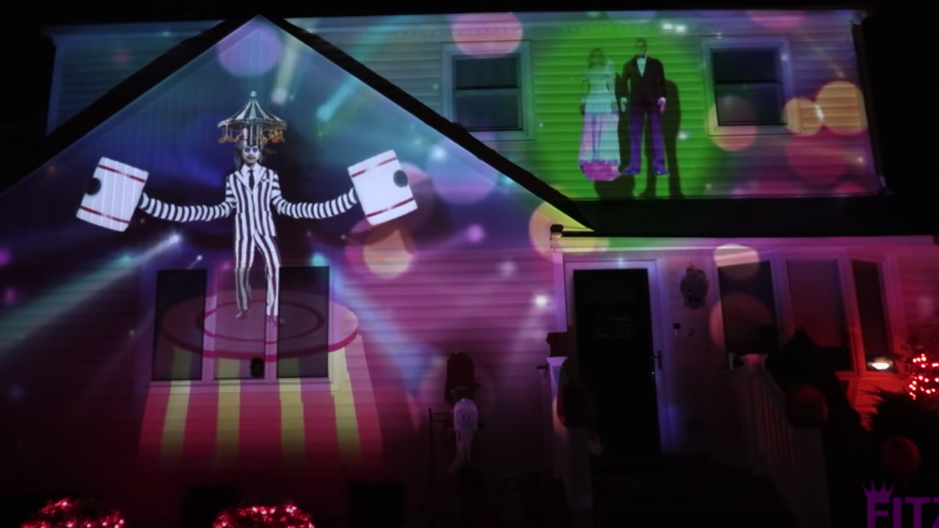 'Beetlejuice' Light Show Projection Is Seriously Cool RTM