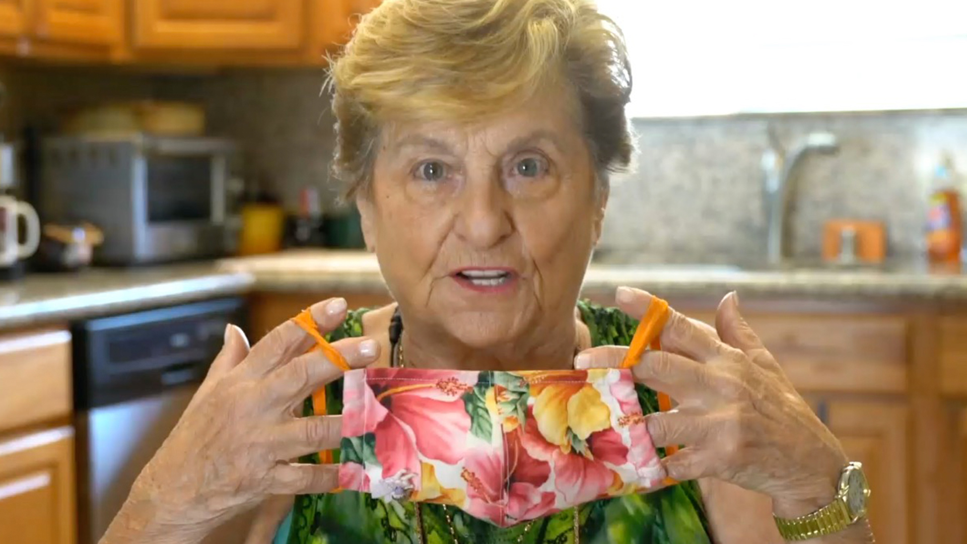 Funny Grandma Has Some Advice About Face Masks  RTM  RightThisMinute