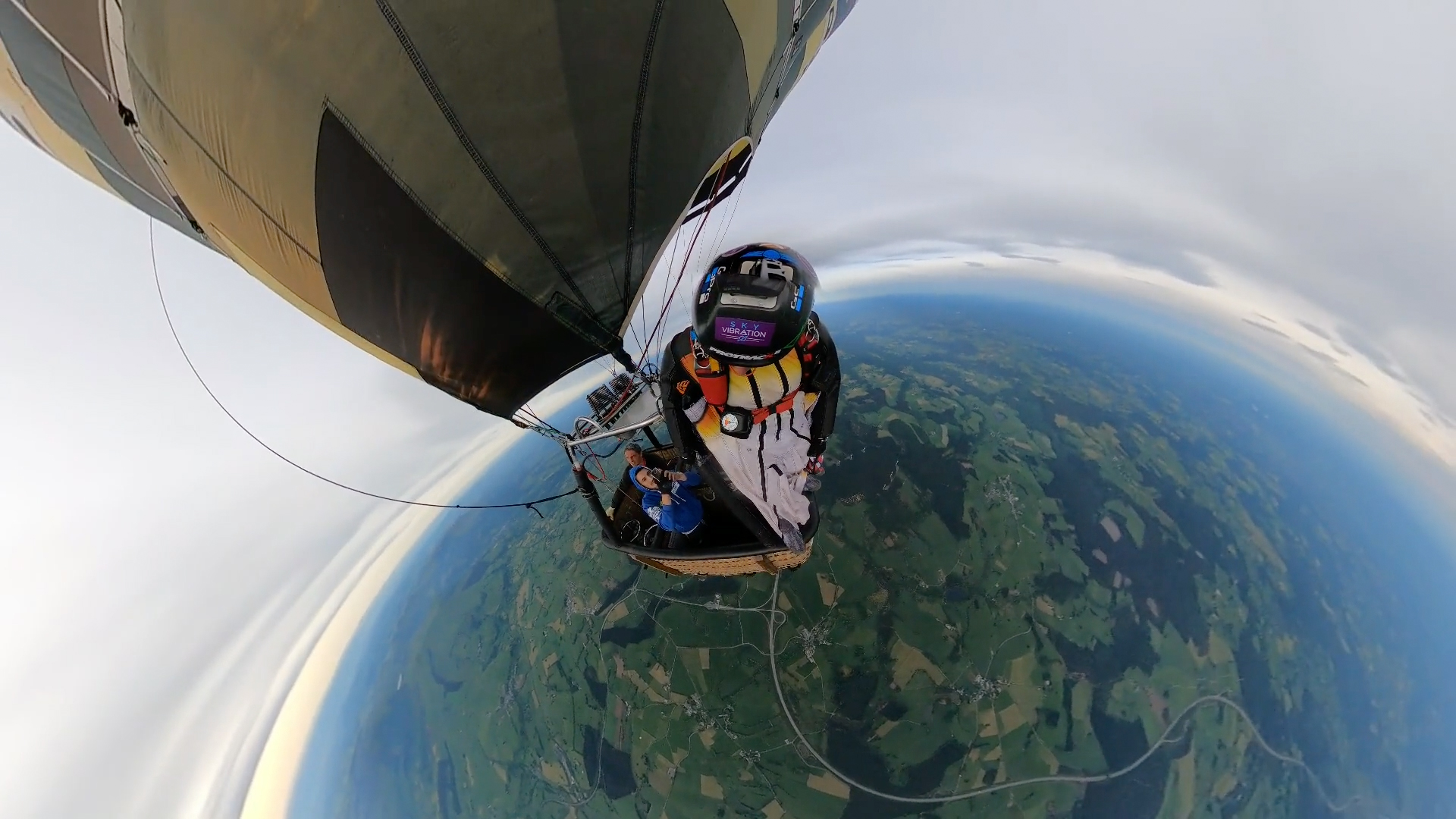 Wingsuit Pilot Makes Epic Jump From Hot Air Balloon RTM RightThisMinute