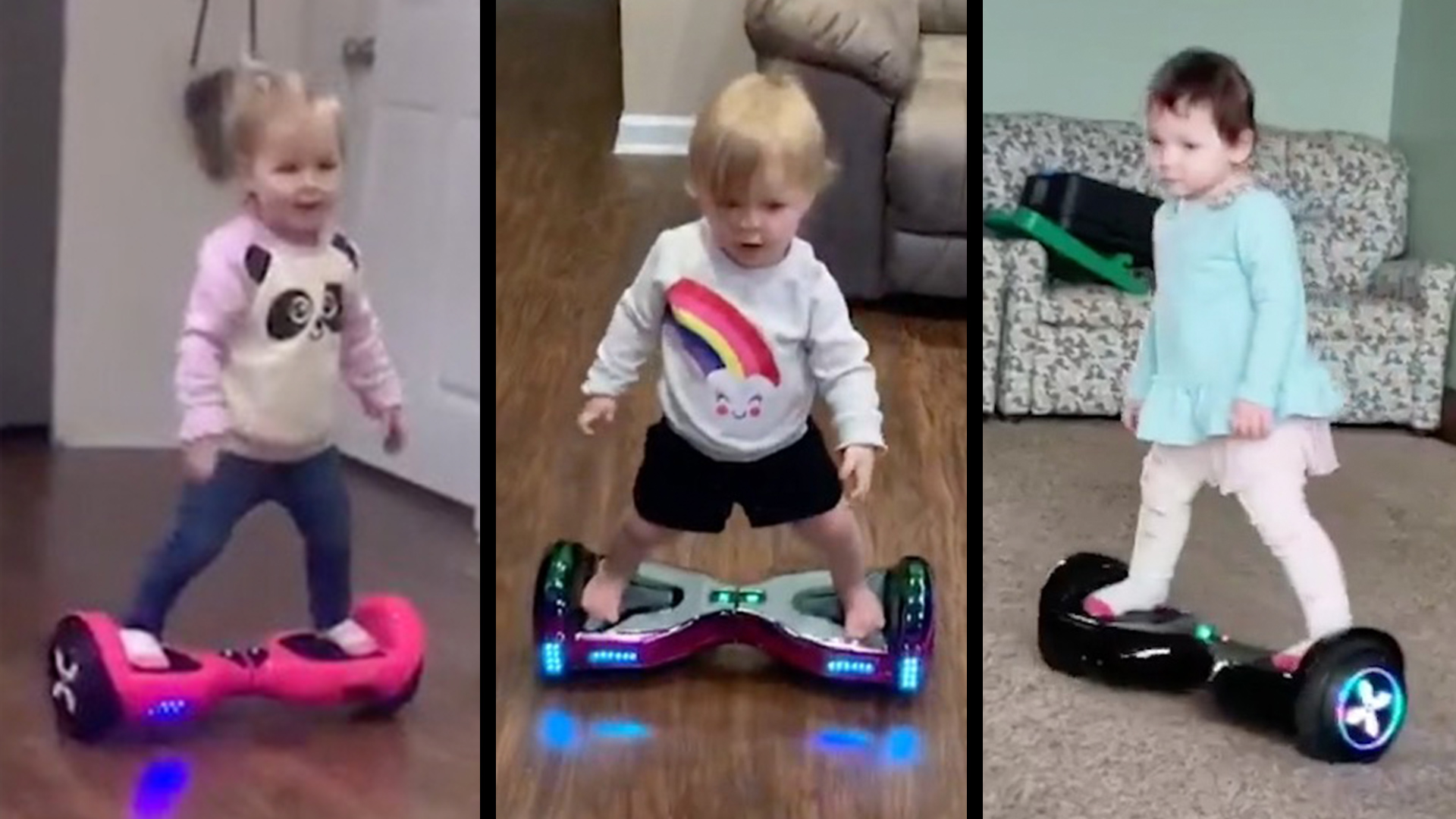 These Adorable Toddlers Are Pros On Hoverboards RTM RightThisMinute