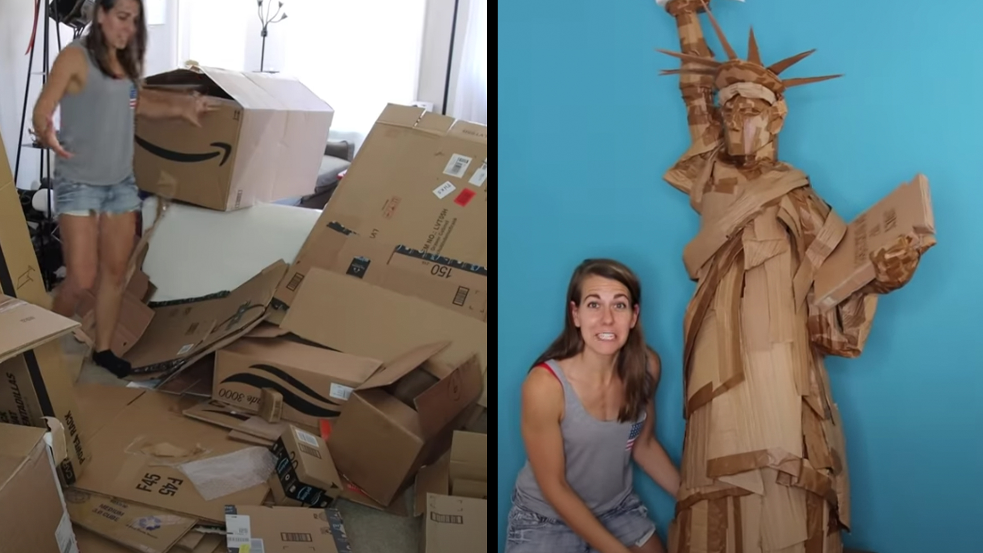 From Cardboard Boxes To The Statue Of Liberty RTM RightThisMinute