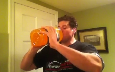 Find A Code >> Gallon o' Gatorade: L.A. Beast Takes it Like a Man | RTM - RightThisMinute Find A Code >> Gallon o' Gatorade: L.A. Beast Takes it Like a Man | RTM - RightThisMinute