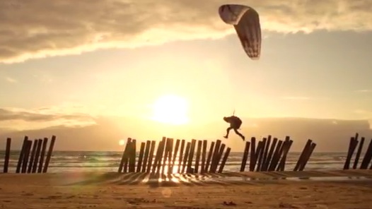 Paraglider Soars Like An Eagle Over Denmark Rtm Rightthisminute