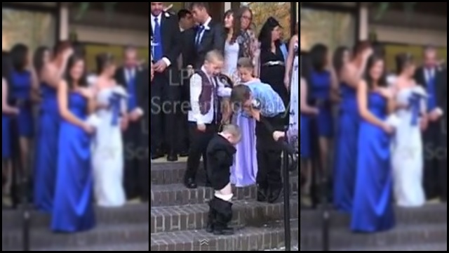 little boy peeing weddig party in front of uk british funny kids fail photos video marriage video_0