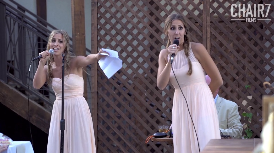 maids honor wedding music love sisters video
