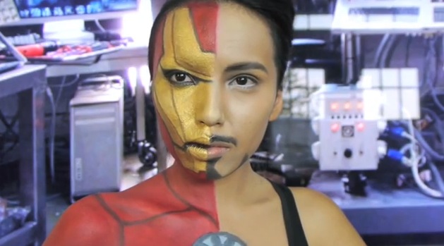one part iron man one part tony stark in this makeup how to rtm