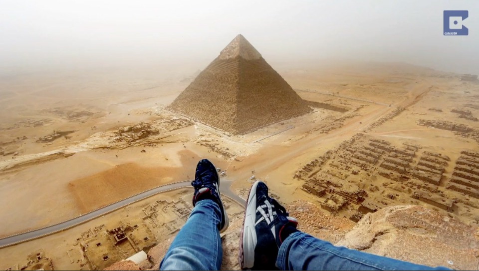 Man Illegally Climbs Pyramid, Takes Epic Photograph RTM RightThisMinute