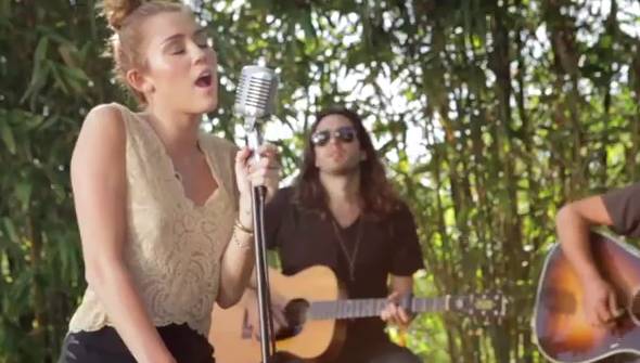 Miley Cyrus Wows With Stripped Down Version Of Lilac Wine Rtm