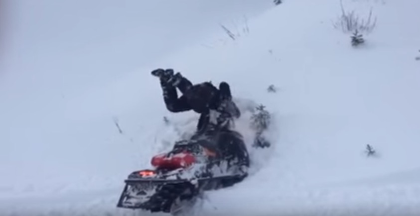 Image result for snowmobile fail