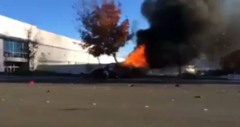 Dramatic Footage of Car Containing Paul Walker on Fire | RTM - RightThisMinute